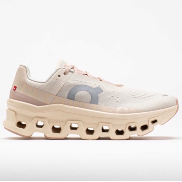 On Cloud Cloudmonster Women's Running Shoes Moon/ Fawn - Picture 1 of 11